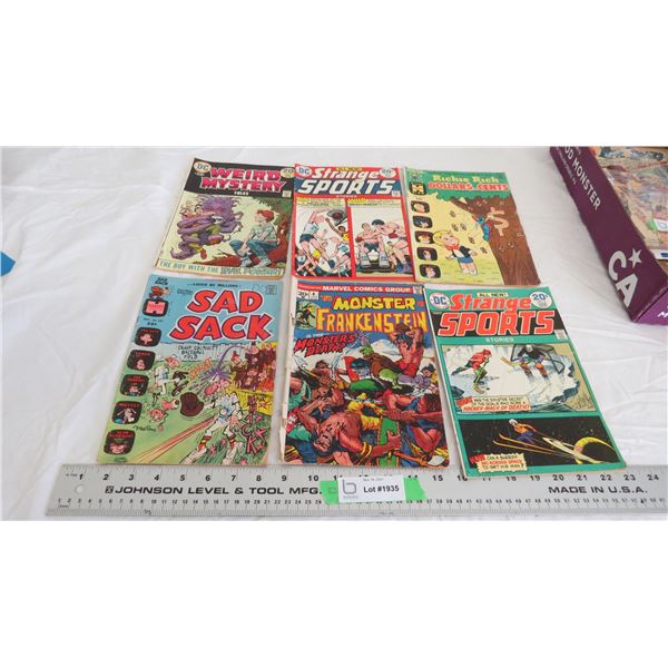 DC, Marvel, Harvey -20, 25c comics (6)