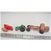 Image 1 : auburn, rubber tractor + grader toy, mickey tractor rubber toy