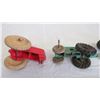 Image 3 : auburn, rubber tractor + grader toy, mickey tractor rubber toy