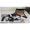 Image 1 : canon AE-1 camera + accessories with case