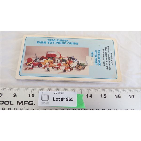 1996 edition farm toy price guide