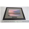 Image 1 : Sunset storm glen scrimshaw print in frame (19x23)