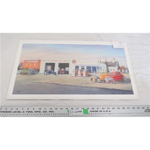 Dan Reid B.A Station print with certificate