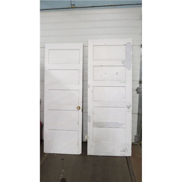 2X The Money - Vintage Doors - 29x78 + 26.5x76