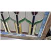 Image 2 : Stained Glass Window Lead Inlet (damaged) loose frame - 41x18