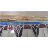 Image 7 : Stained Glass Window Lead Inlet (damaged) loose frame - 41x18
