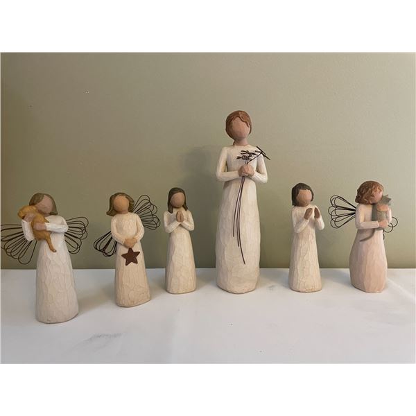 6 Willow Tree Figurines