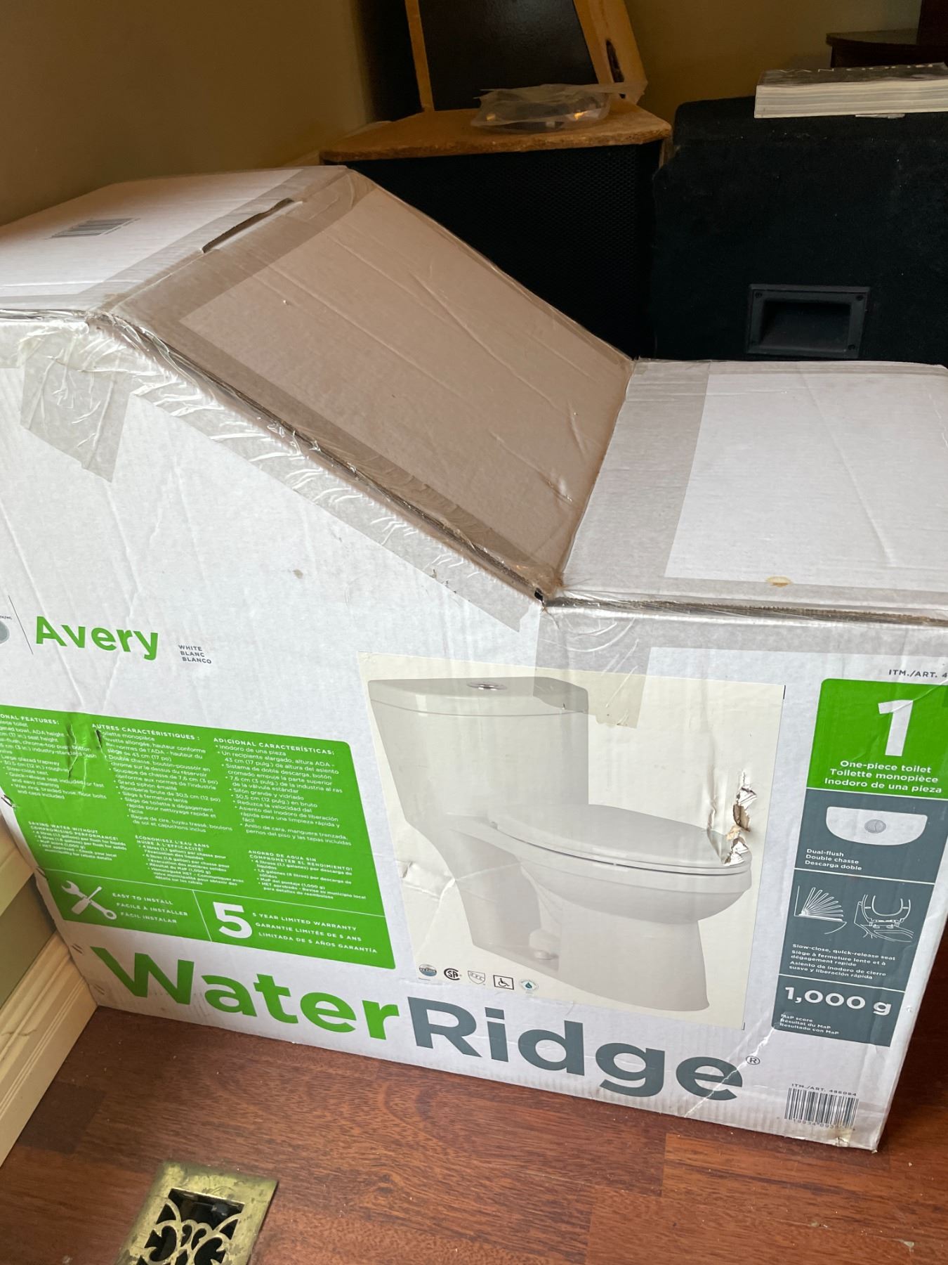 Avery WaterRidge toilet
