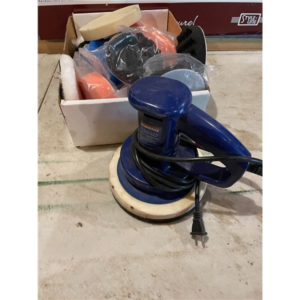 8" random orbiter polisher/waxer and accessories