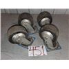 Image 1 : 451- Lot of swivel Wheels