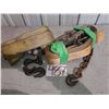 Image 1 : Set of Ratchet Binders with Chain Anchor