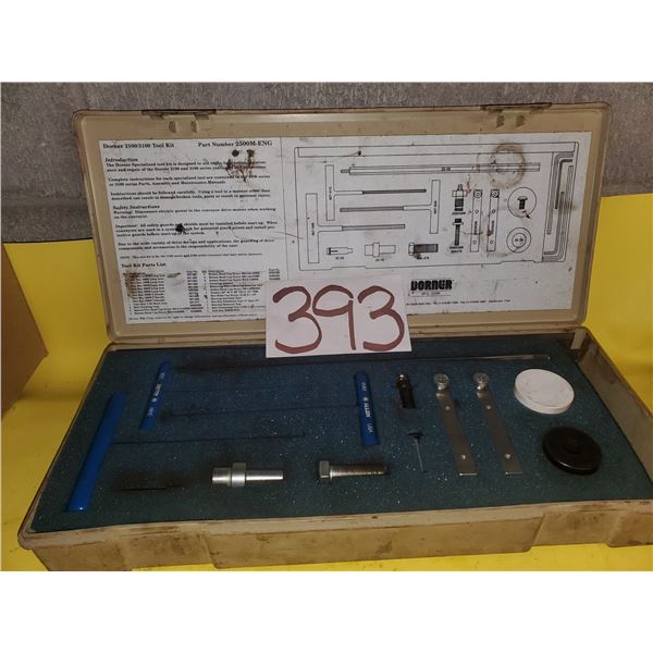 Dormer 2100/3100 Tool Kit Part Number 2500M-ENG