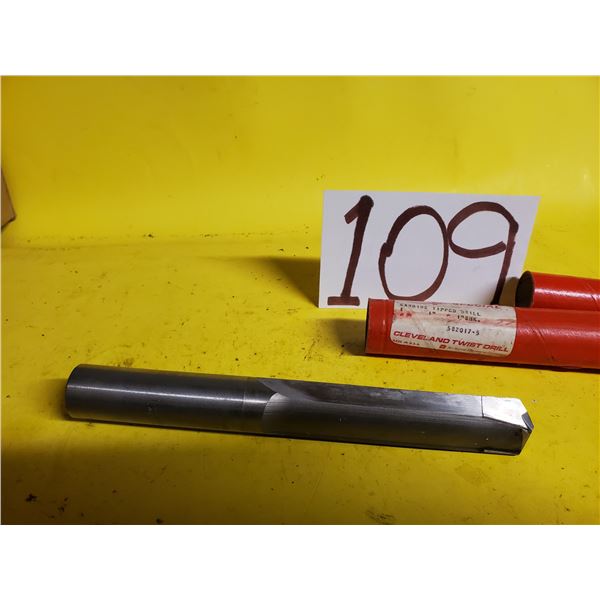 Cleveland Carbide Tipped Straight Shank Drill 1"