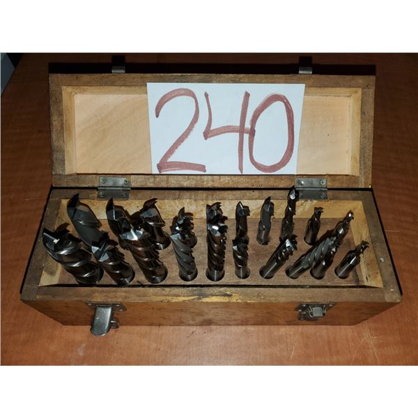 Left Hand End Mill Set 3/16" to 3/4" 2fl. 3fl. 4fl.