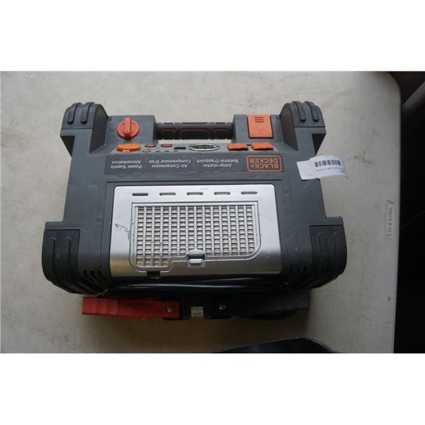 BLACK AND DECKER JUMP STARTER POWER SUPPLY