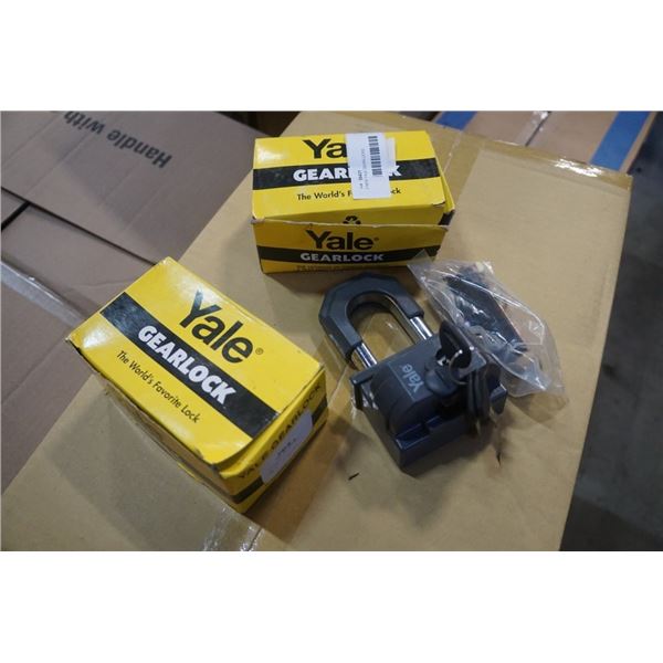 3 NEW YALE GEARLOCKS