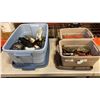 Image 1 : 2 SMALL TOTES OF HAND TOOLS, SOCKETS