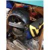 Image 2 : BOX OF WELDING SUPPLIES AND SAFETY GEAR