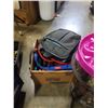 Image 2 : LOT OF DOG ITEMS - LEASHES, CONE, WATER BOWL, , DOG THUNDER SHIRT SIZE XL, FOOD DISHES, TOYS
