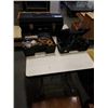 Image 1 : 2 SETS OF CABLE CHAINS AND TOOLBOX WITH TIMING LIGHT, VOLT TESTER AND MORE