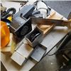 Image 4 : BOX OF TOOLS, 12V SPOTLIGHT LOGGER SPIKES AND MORE