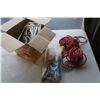 Image 1 : 50 FOOT EXTENTION CORD, FLASHLIGHTS, BRUSHES AND CABLES