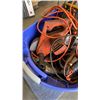 Image 2 : TOTE OF POWER TOOLS AND TROUBLE LIGHT