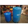 Image 1 : 2 BLUE WELL TANKS 3FT TALL AND 4 FT TALL