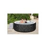 Image 1 : SaluSpa Hollywood AirJet Inflatable Hot Tub Spa 4-6 person - retail $399 USD - rolling bin not inclu