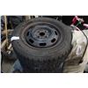 Image 2 : 4 WINTER TIRES ON 4 BOLT TOYOTA COROLLA RIMS - 2 GOODYEAR M/S 185/65R14 INCH STUDDED TIRES AND 2 ARC