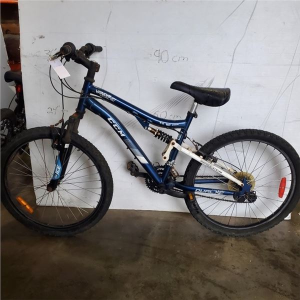 Blue CCM bike