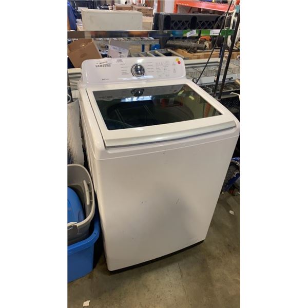 SAMSUNG HE 5.2 CU FT TOP LOAD WASHER WITH VIBRATION REDUCTION TECHNOLOGY TESTED WORKING CLUTCH IS SL