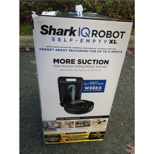 SHARK IQ PRO SELF EMPTY XL ROBOT VACUUM - TESTED WORKING