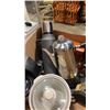 Image 2 : BOX OF APPLIANCES, BINOCULARS, STANLEY THERMOS