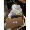 Image 1 : BOX OF SERVING TRAYS, PLATTERS, PARTY DECOR, CANDLES