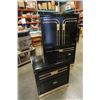Image 12 : BLACK DRESSER AND NIGHTSTAND