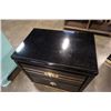 Image 8 : BLACK DRESSER AND NIGHTSTAND