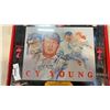 Image 3 : CY YOUNG 20" X 15.5" COMMEMORATIVE MIRROR AND BLUE JAYS WORLD SERIES TAPE