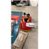 Image 2 : VINTAGE MICKEY MOUSE PORTABLE RADIO CAR AND WATCH WITH DISNEY DUCKS STORY BOOK
