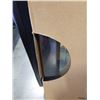 Image 3 : BUILDER ESPRESSO FRAMED MIRROR AND IKEA CURTAIN ROD