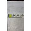 Image 1 : 3 CANADIAN SILVER 25 CENT WW2 COINS 1940-1942  .800 SILVER