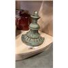 Image 2 : DECORATIVE VASE, GLASS BOWL FROM SPAIN AND WALL SCONCE