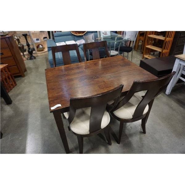 MODERN DINING TABLE WITH 4 CHAIRS