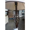 Image 2 : METAL FLOOR LAMP AND PAIR OF MATCHING TABLE LAMPS