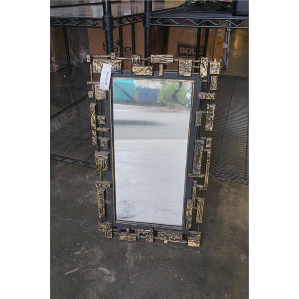 VINTAGE SYROCO FRAMED MIRROR