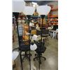Image 3 : 3 BALCK FLOOR LAMPS WTH FLEXIBLE NECK READING LAMPS