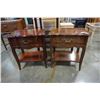 Image 1 : 2 FRENCH PROVINCIAL NIGHTSTANDS