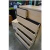 Image 3 : 6 DRAWER MAPLE CHEST OF DRAWERS AND 2 DRAWER NIGHTSTAND