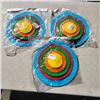 Image 1 : 3 NEW 5 PCS Silicone Suction Lids Cover Sets Retail $28 per set Reusable Covers for Bowls Pan Pots