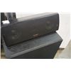 Image 2 : ACCUSOUND ASX-38BLK FLOOR SPEAKER AND PYRAMID CENTER SPEAKER